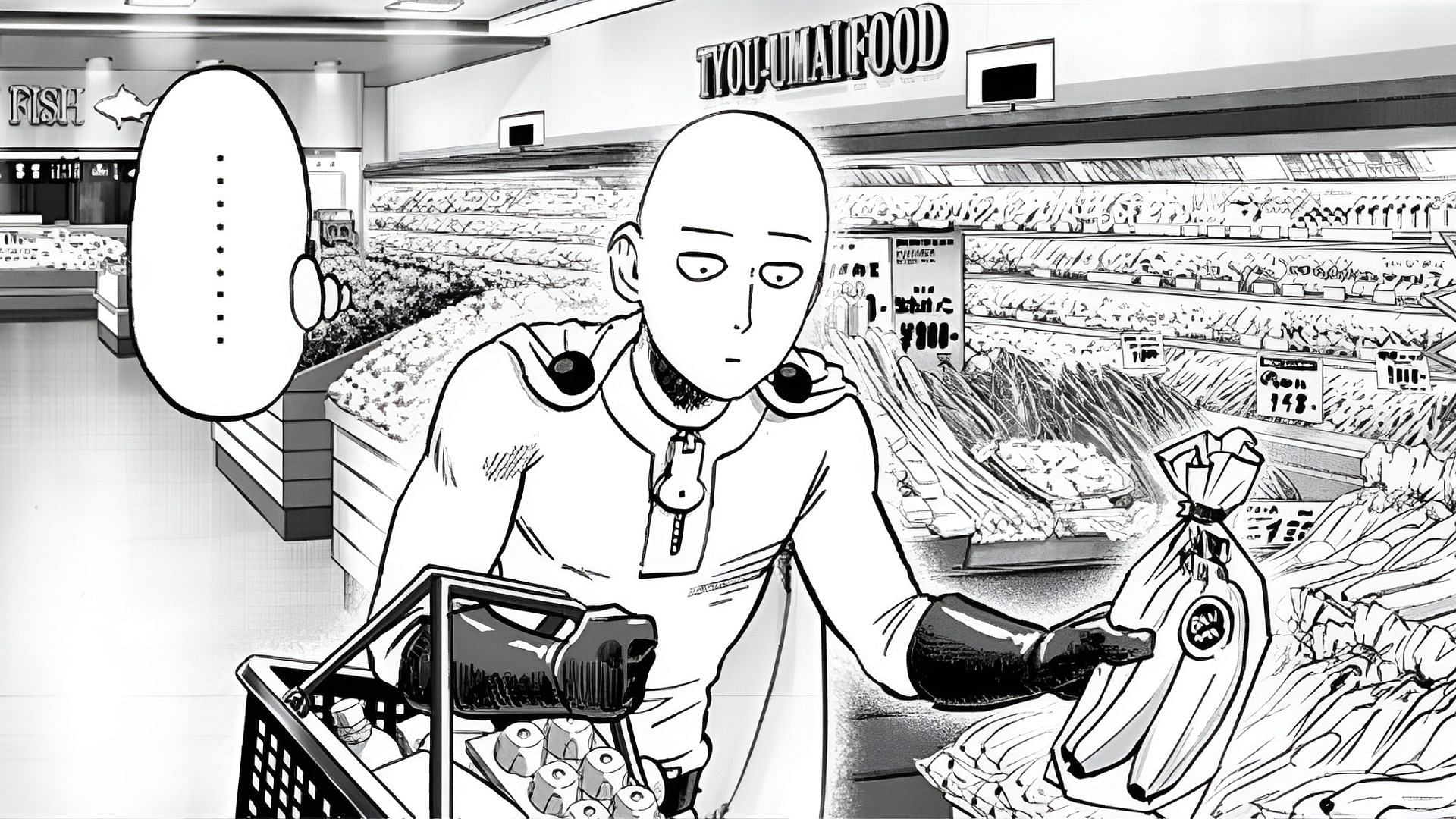 Saitama as seen in One Punch Man chapter 209 (Image via Shueisha)